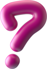 3D Matte Chunky Question Mark